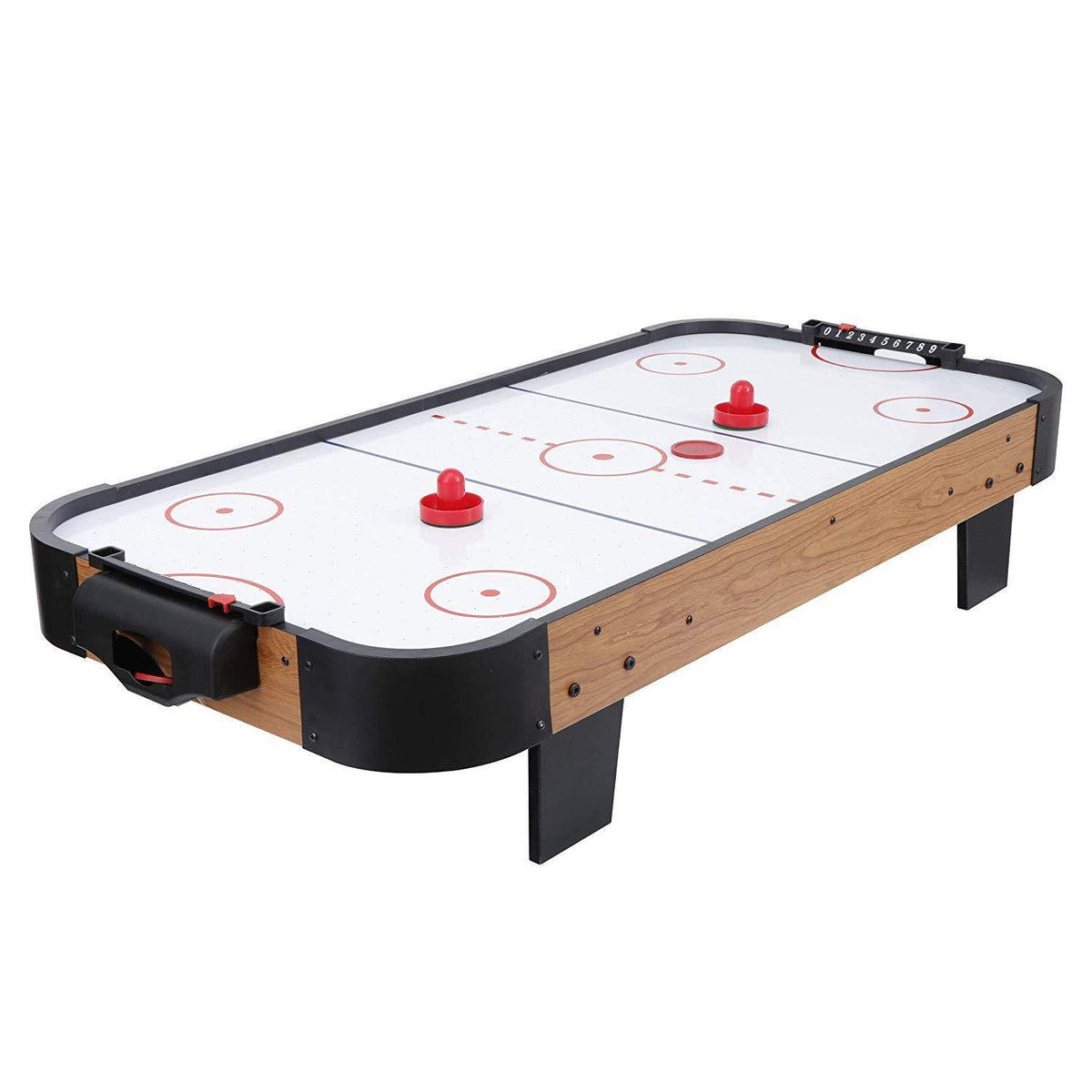 Best Choice Products 40in Portable Tabletop Air Hockey Arcade Table for  Game Room, Living Room w/ 100V Motor, Powerful Electric Fan, 2 Strikers, 2