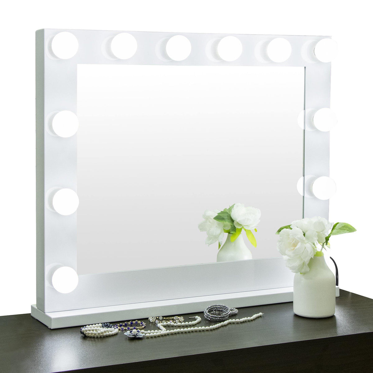 ZENY™ Hollywood Vanity Makeup Dimmable Light Wall Mount/Table Mirror – ZENY  Products