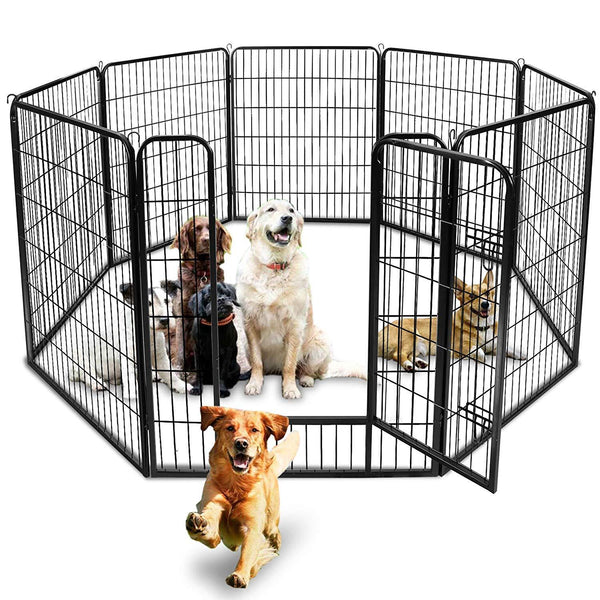 Pawever pets premium 8 panel metal pet playpen best sale